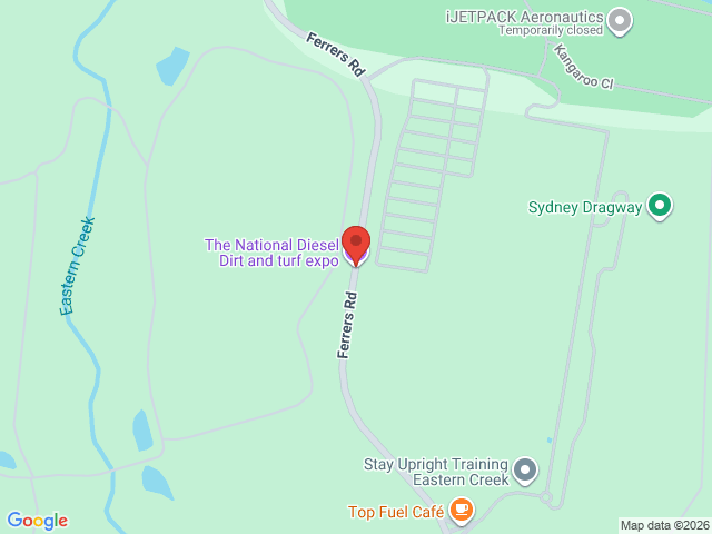 Map showing event location