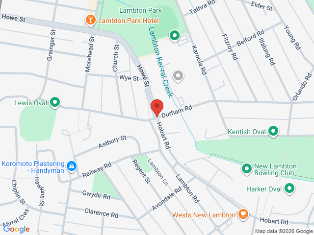 Map showing event location