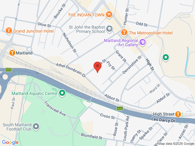 Map showing event location