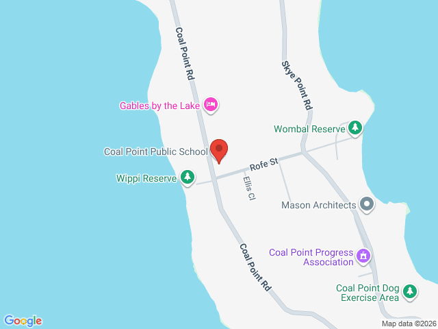 Map showing event location