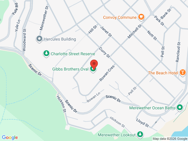 Map showing event location